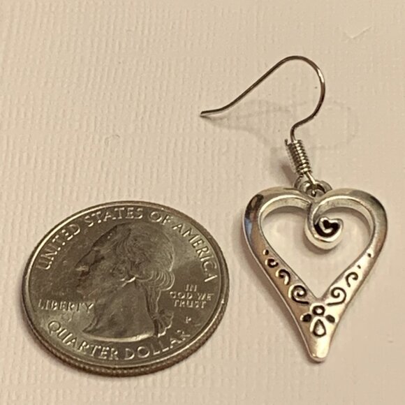 Celtic Earring, Heart Earring, Valentine Earring, Gift Idea, Anniversary Gift - Picture 4 of 5